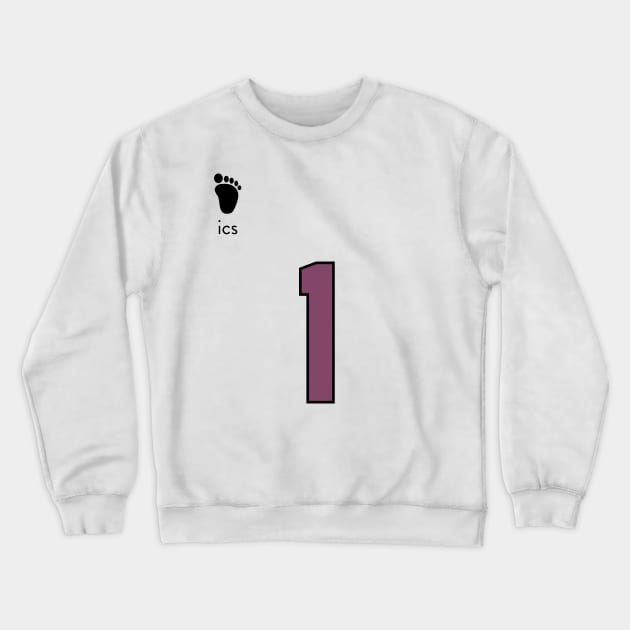 Shiratorizawa Academy - Wakatoshi Ushijima Jersey Crewneck Sweatshirt by KimKim